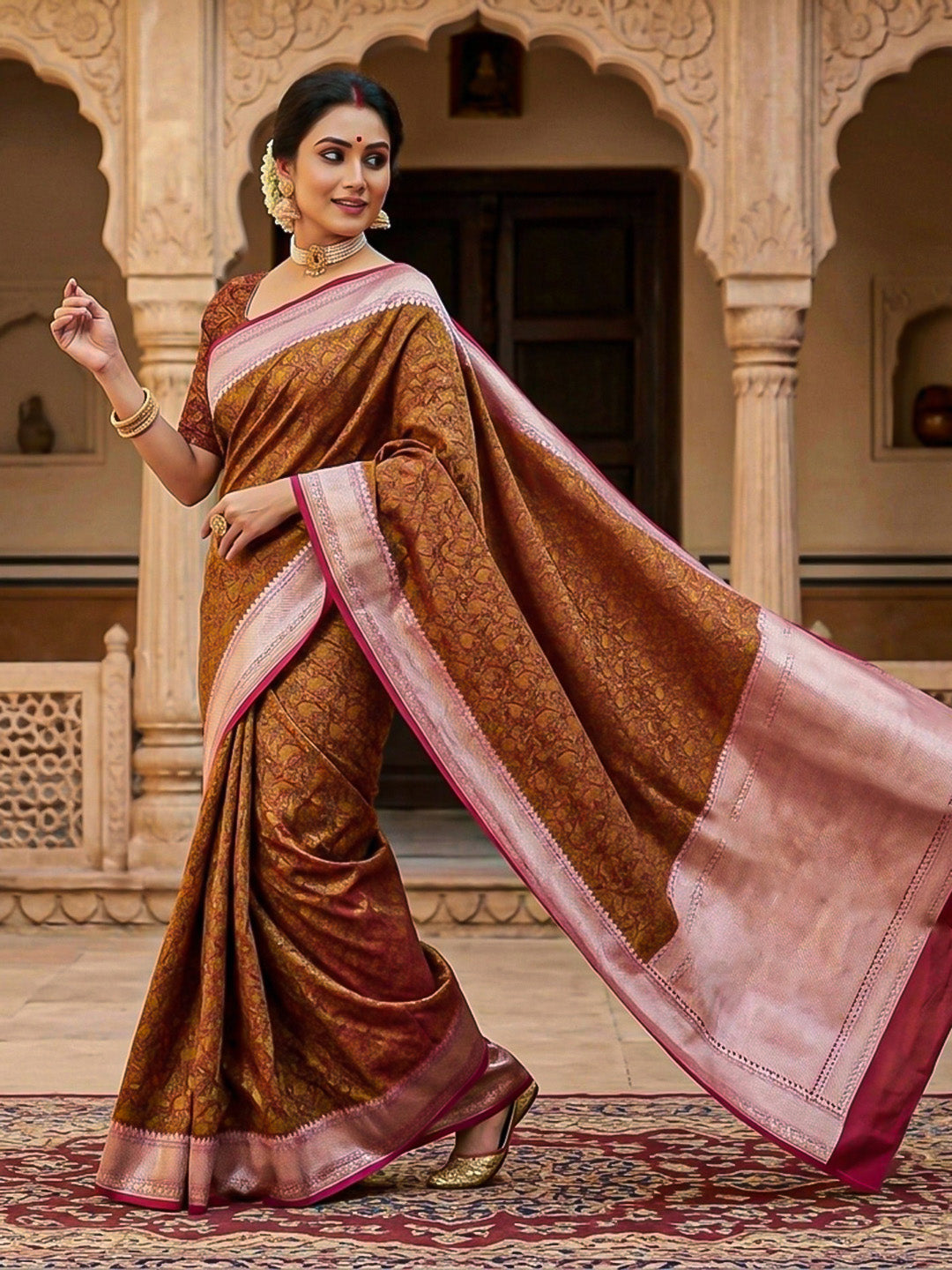 Woven Design Art Silk Banarasi Saree