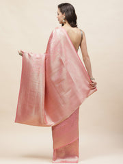 Zari Jaal Woven Banarasi Saree