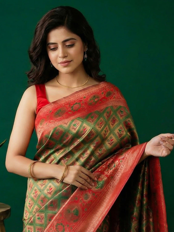 Embroidered Art Silk Saree