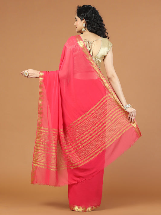 Stone Booti Chiffon Woven Saree