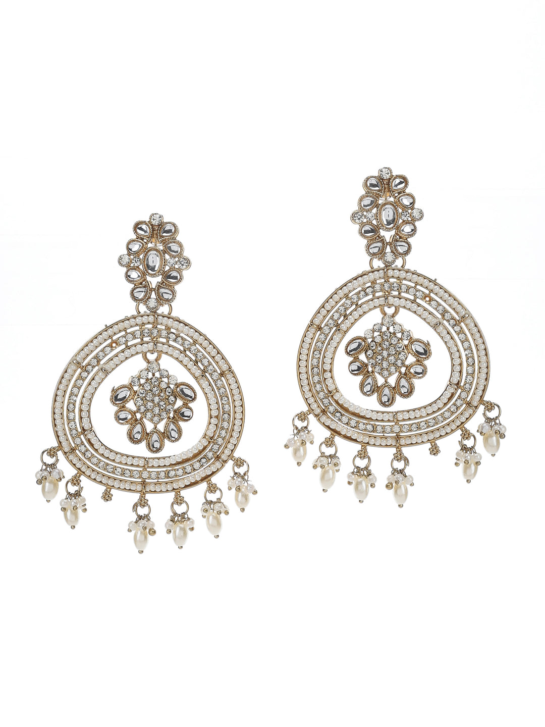 Gold White Jewellery Pair