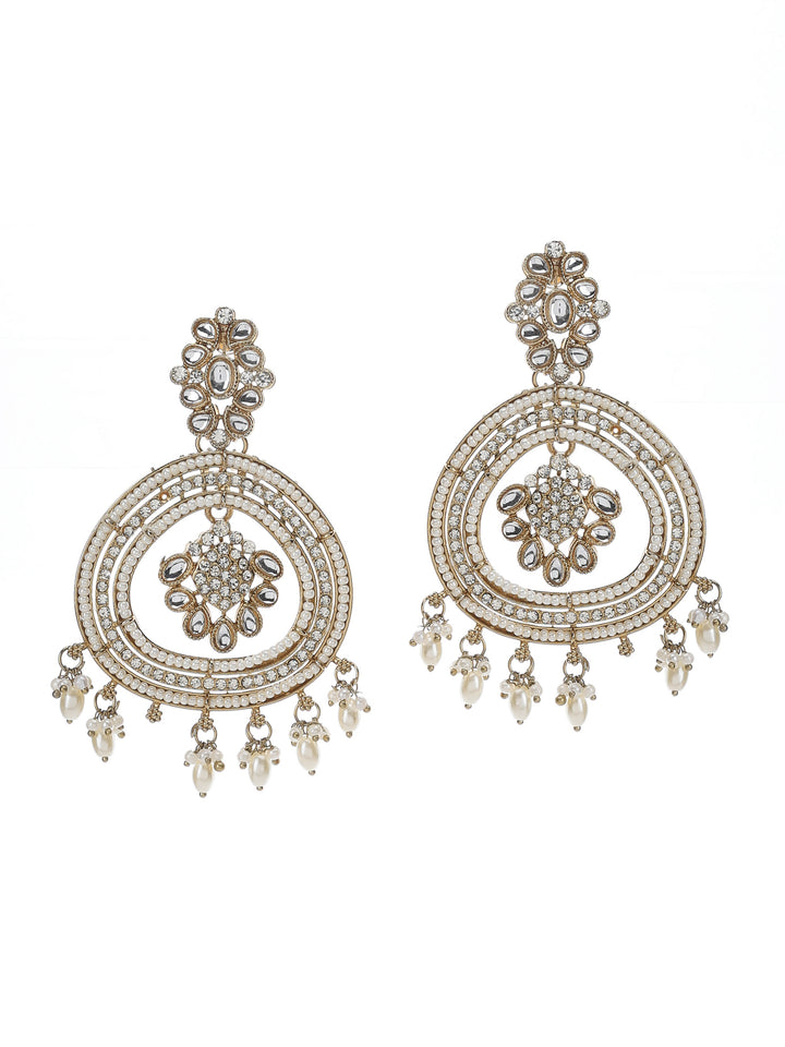 Gold White Jewellery Pair