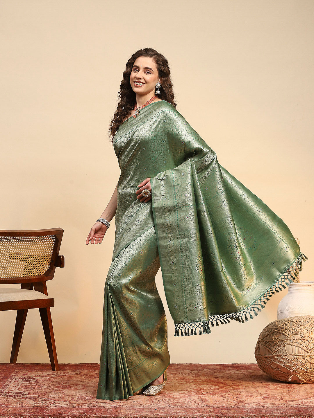 Woven Design Art Silk Saree