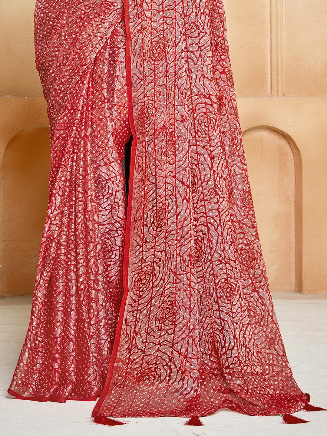 Digital Printed Chiffon Saree