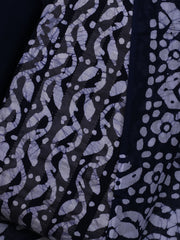 Printed Cotton Blend Unstitched Suit With Dupatta