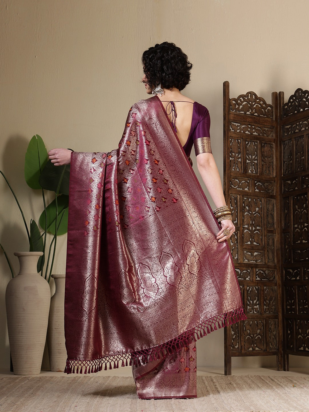 Woven Design Art Silk Saree