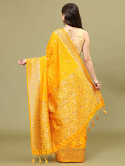 Zari Jaal Brocade Handloom Woven Saree