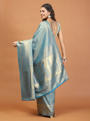 Zari Jaal Brocade Handloom Woven Saree