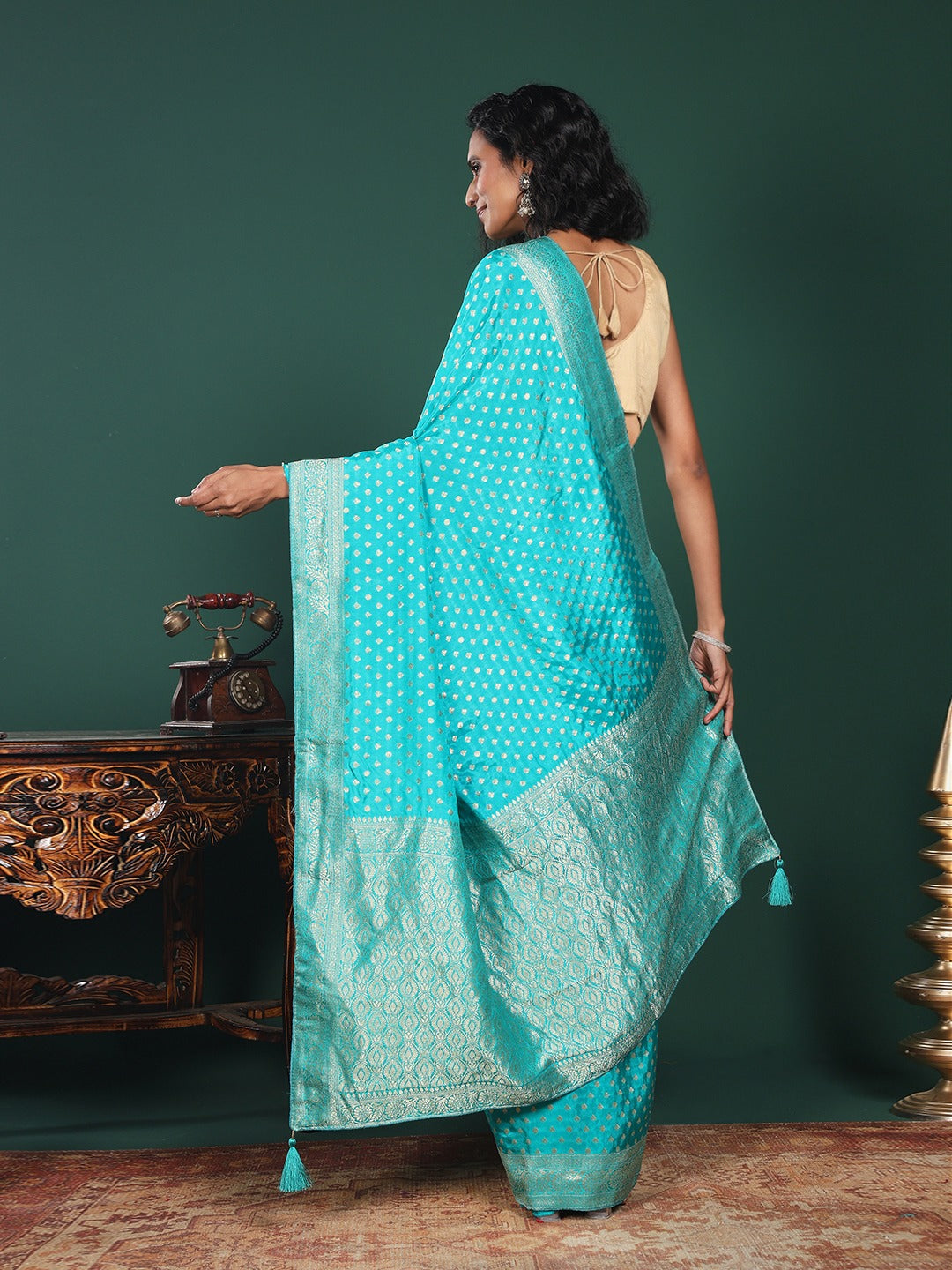 Woven Design Dola Silk Saree