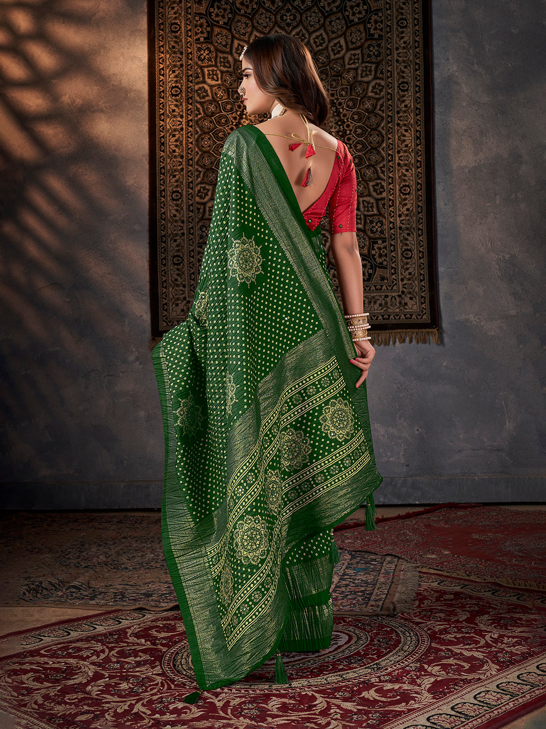 Printed Art Silk Saree