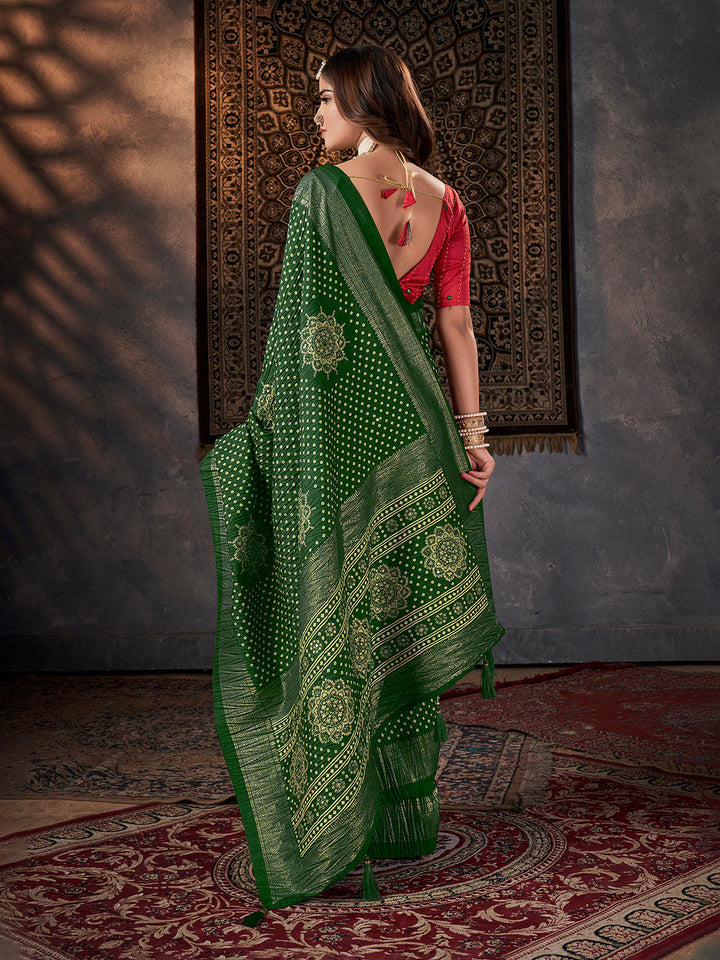 Printed Art Silk Saree