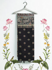 Printed Tussar Saree