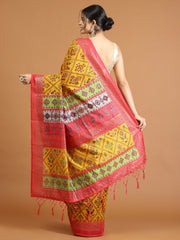 Patola Printed Tussar Woven Saree