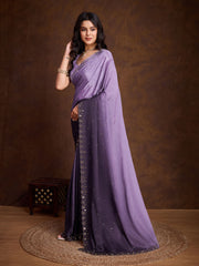 Stone Jaal Georgette Saree