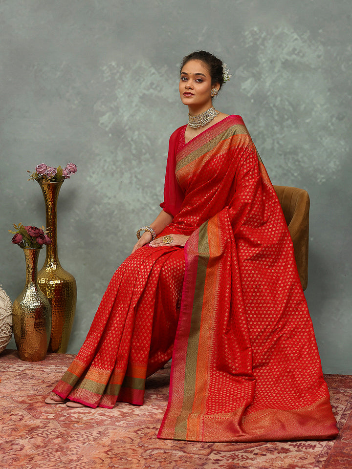 Wovn Border Art Silk Saree