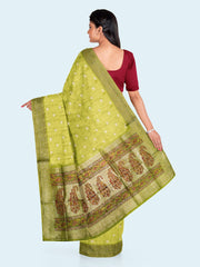 Zari Booti Art Silk Woven Saree