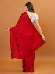 Stone Booti Chinon Woven Saree