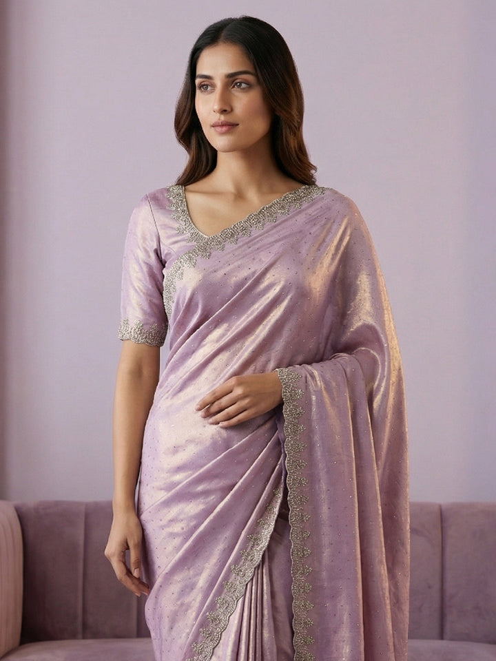 Embroidered Georgette Saree