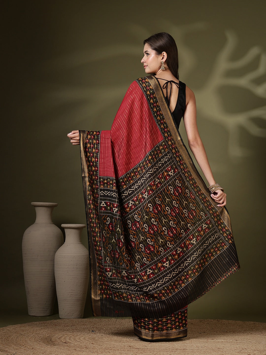 Digital Printed Art Silk Saree