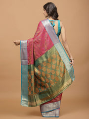 Resham Jaal Woven Handloom Saree