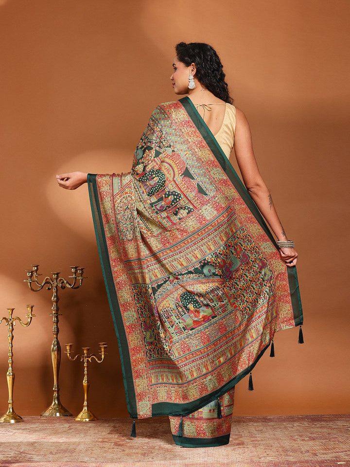 Printed Art Silk Saree