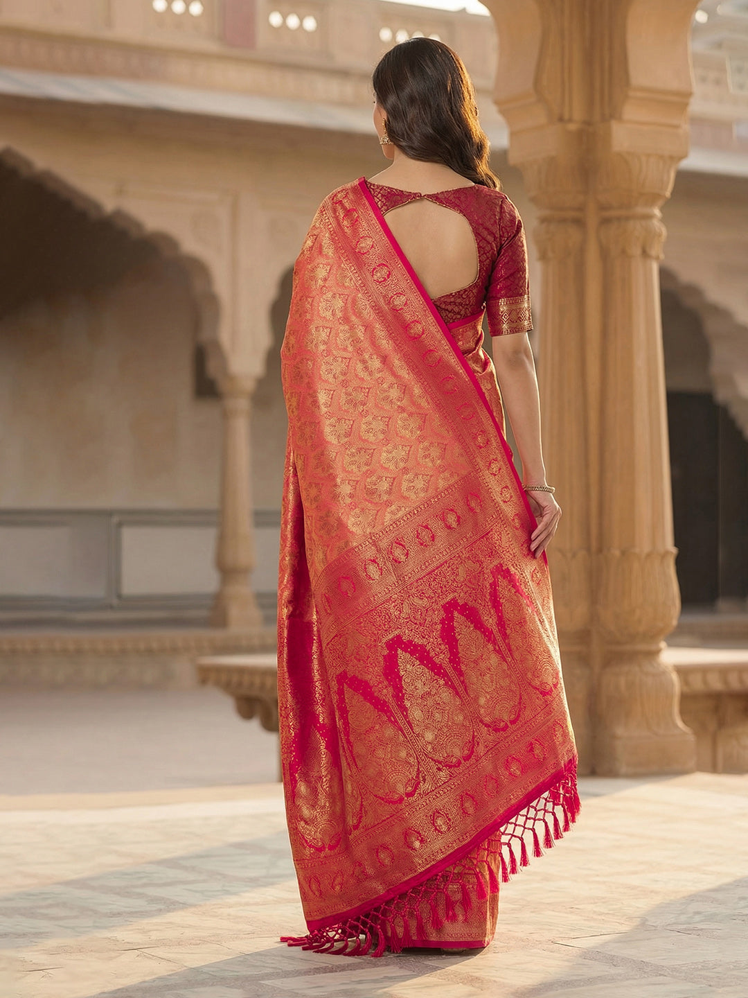 Woven Design Art Silk Saree