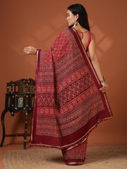 Digital Printed Art Silk Saree