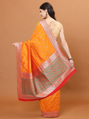 Stone Embroidery Banarasi Saree