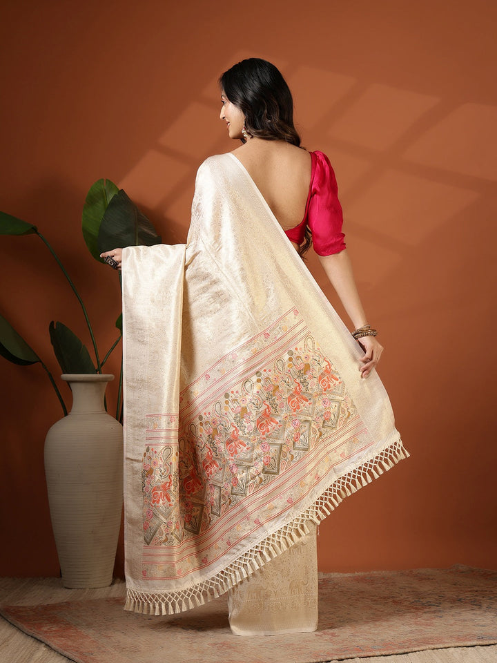 Woven Design Art Silk Saree