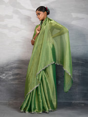 Embroidered Chiffon Saree