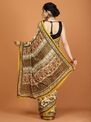 Digital Printed Crepe Woven Saree