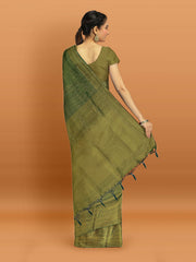 Brocade Zari Jaal Border Handloom Saree