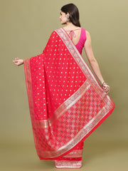 Stone Embroidery Banarasi Saree