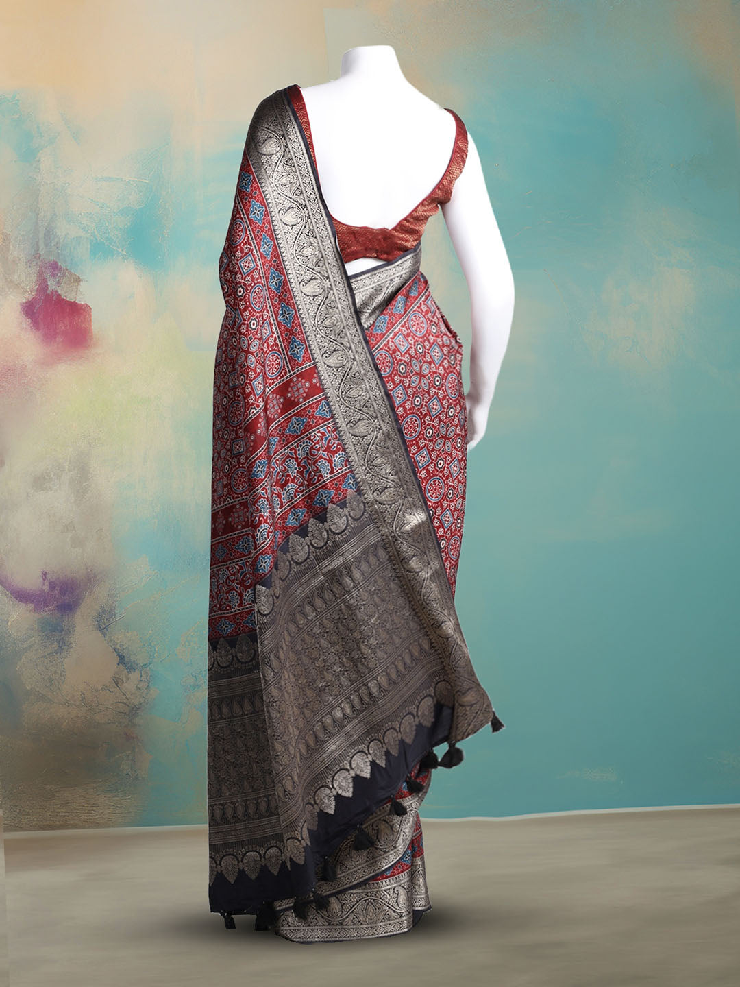 Printed Art Silk Saree