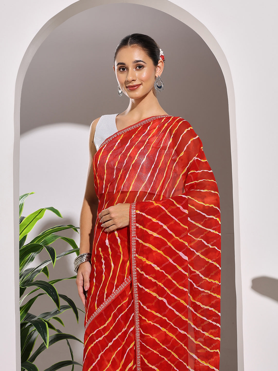 Printed Georgette Saree