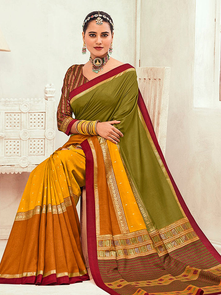 Printed Art Silk Saree