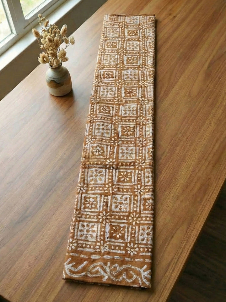 Embroidered Cotton Blend Unstitched Suit With Pant &amp; Dupatta