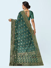 Zari Booti Woven Art Silk Saree