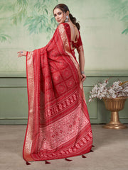 Printed Art Silk Saree