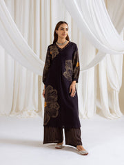 Printed Cotton Blend Kurta With Pants