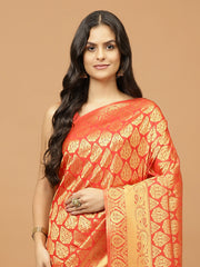 Zari Booti Woven Handloom Saree