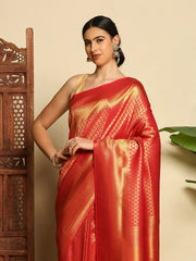Embroidered Art Silk Saree