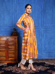 printed Cotton Blend Kurta