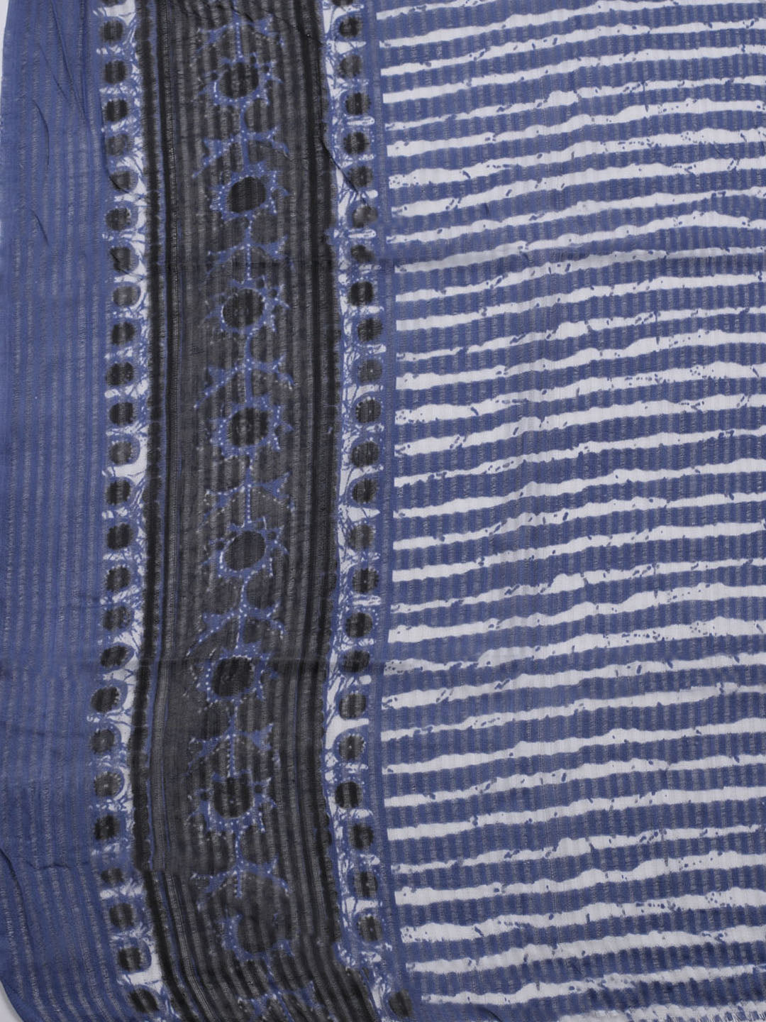 Printed Cotton Blend Unstitched Suit With Dupatta