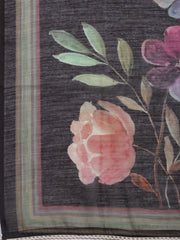 Printed Linen Unstitched Kurta With Pant & Dupatta