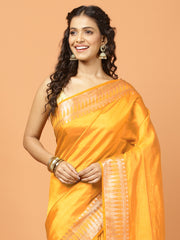 Zari Border Woven Handloom Saree
