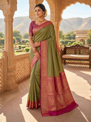 Woven Design Art Silk Saree
