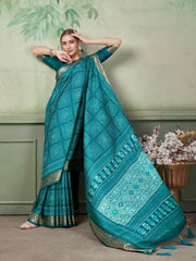 Printed Art Silk Saree