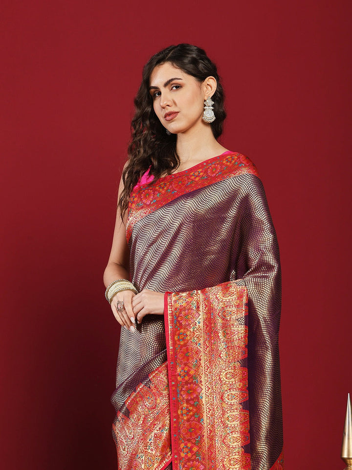 Woven Design Dola Silk Saree