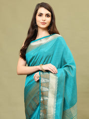 Zari Border Woven Handloom Saree